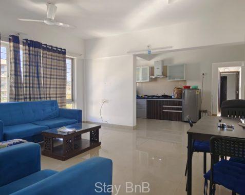 2BHK service apartments with kitchen in Baner