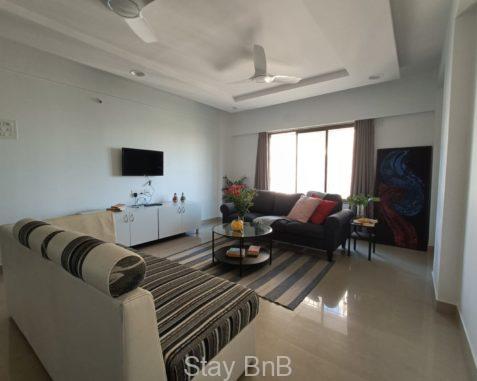 3bhk service apartments with kitchen in koregaon park