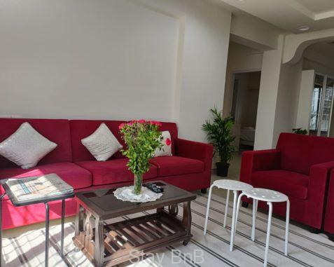 2bhk service apartment with kitchen in koregaon park