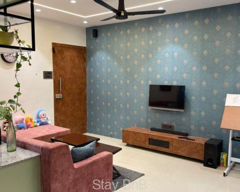3BHK service apartments with kitchen in Baner